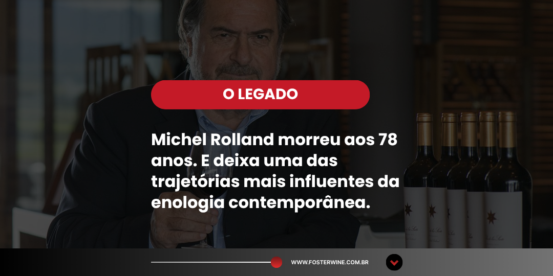 Michel Rolland morre aos 78 e deixa legado no vinho